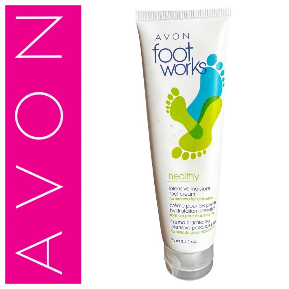 Avon Foot Works Healthy Maximum Strength Cracked Heel Cream 1.7 FL OZ New - Picture 1 of 3